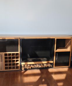Mueble bar con fogón