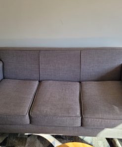 Sofá 3 cuerpos gris