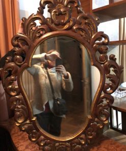 Espejo madera tallado