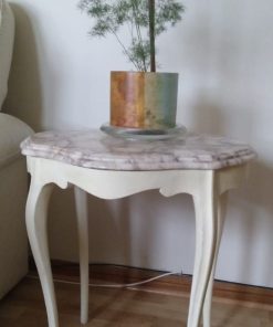 Par de mesas laterales mármol