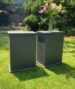 Plintos MDF pintados gris grafito