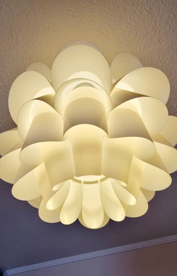Lámpara colgante flor Ikea
