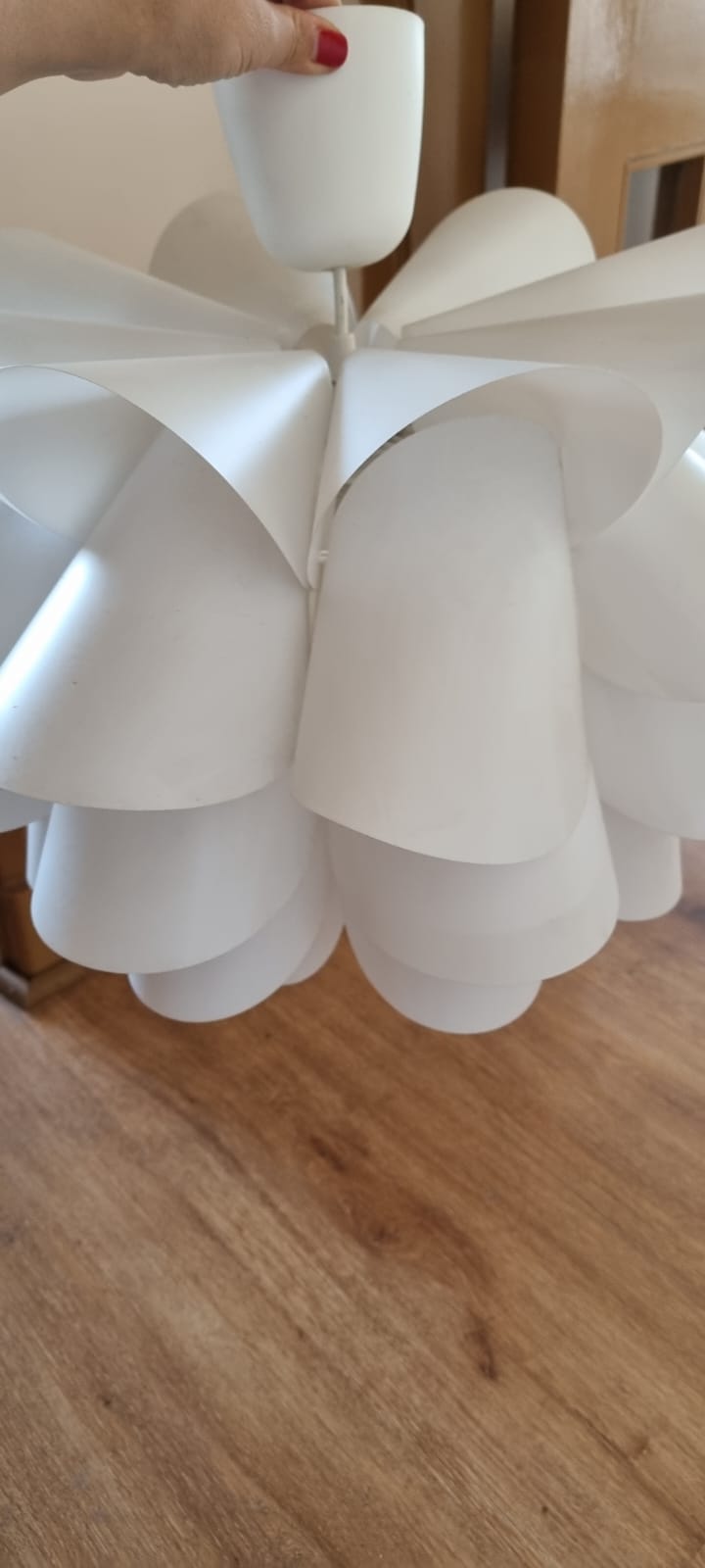 Lámpara colgante flor Ikea - Imagen 4