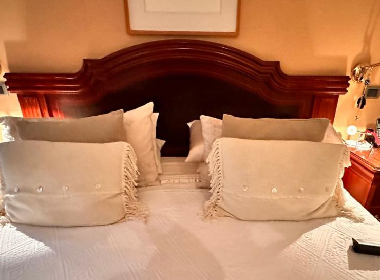 Respaldo cama King madera