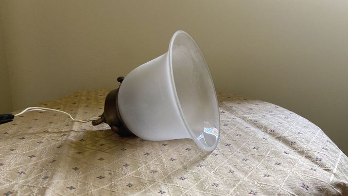 Set 3 lámparas de techo bronce con tulipa empavonada - Imagen 3