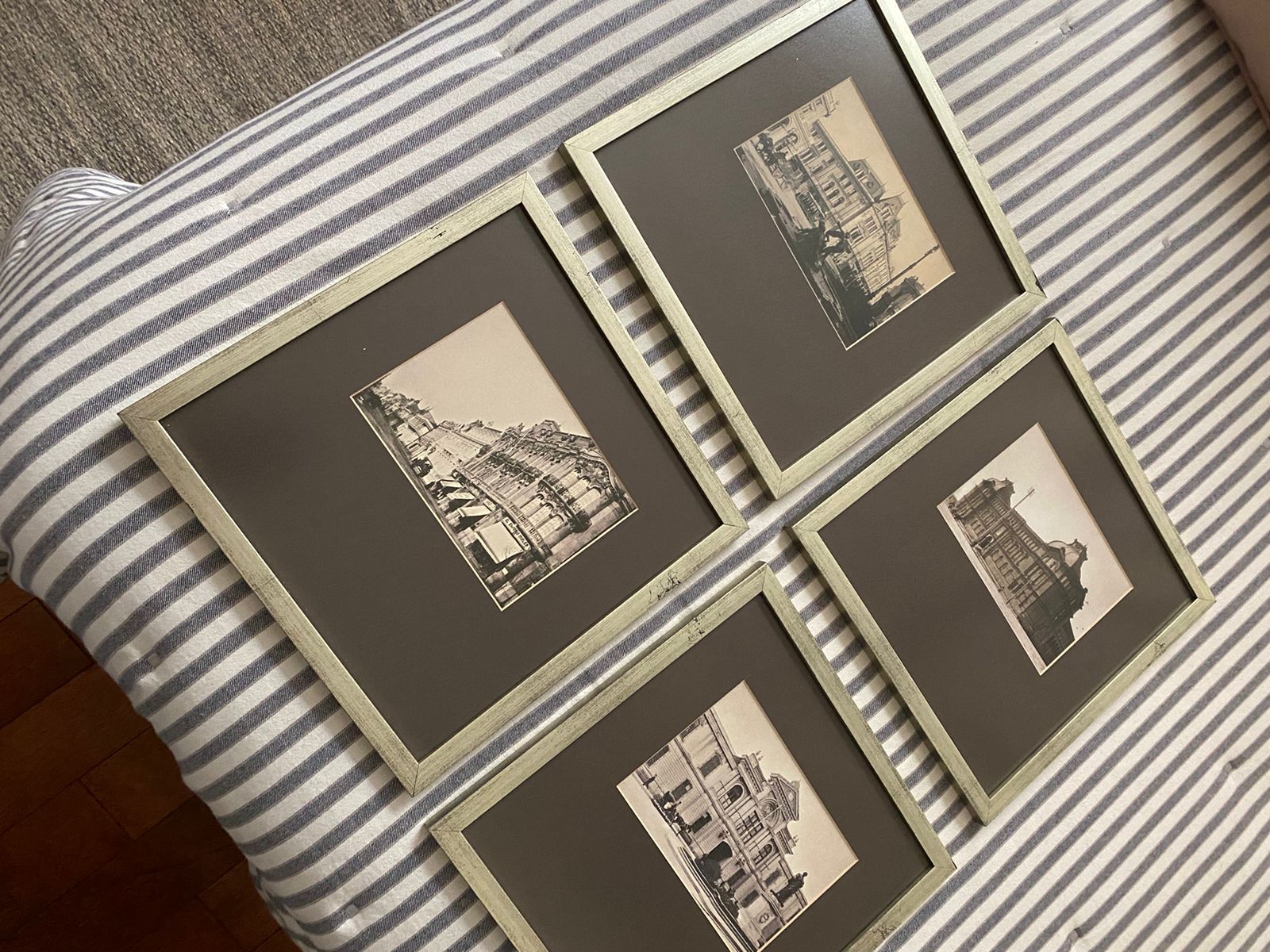 Colección de 4 cuadros Santiago Antiguo - Imagen 3