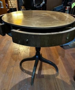 Mesa redonda costurero 4 cajones