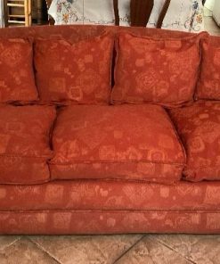 Sofá 3 cuerpos rojo