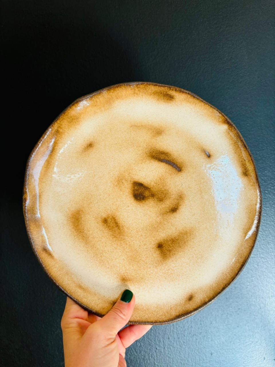 Juego 8 platos cerámica de Gres - Imagen 2