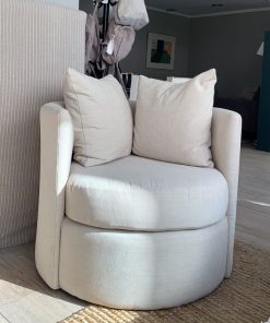 Sillón redondo crudo