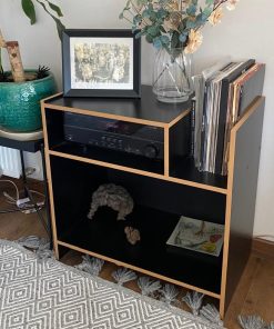Mueble para tocadiscos y vinilos