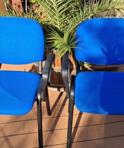 Silla visita ISO azul