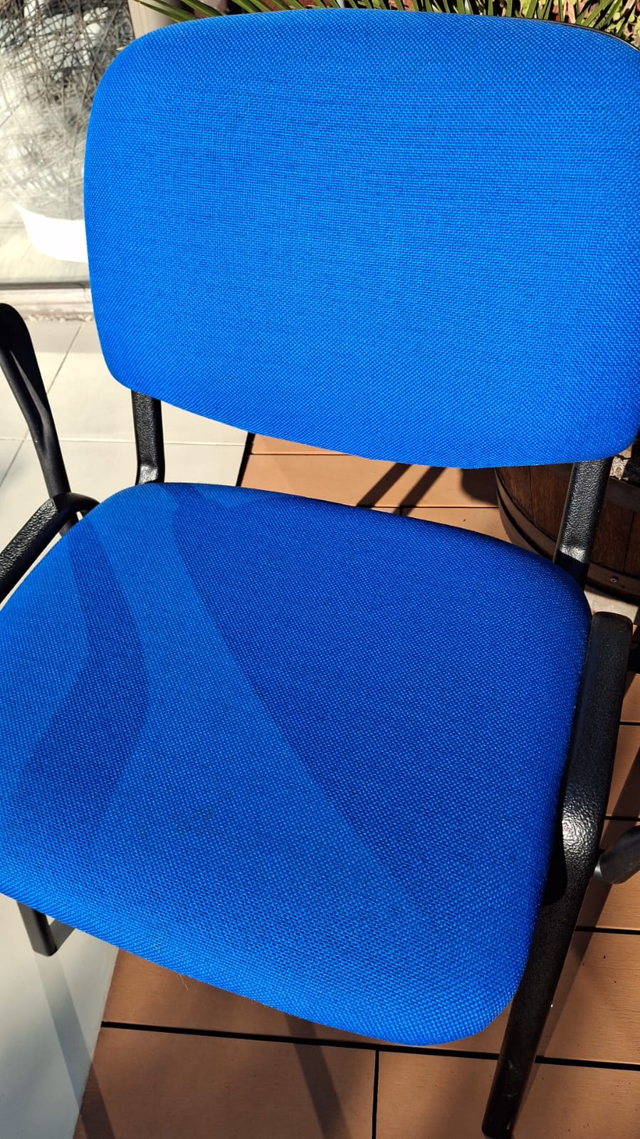 Silla visita ISO azul - Imagen 2