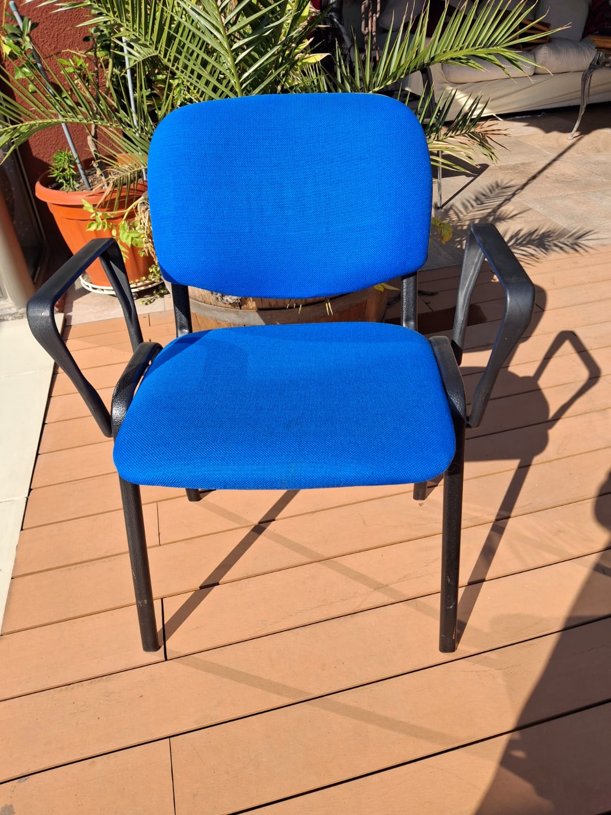 Silla visita ISO azul - Imagen 5