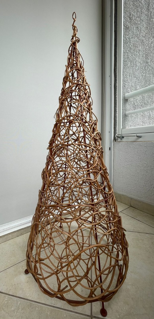 Pino de navidad mimbre