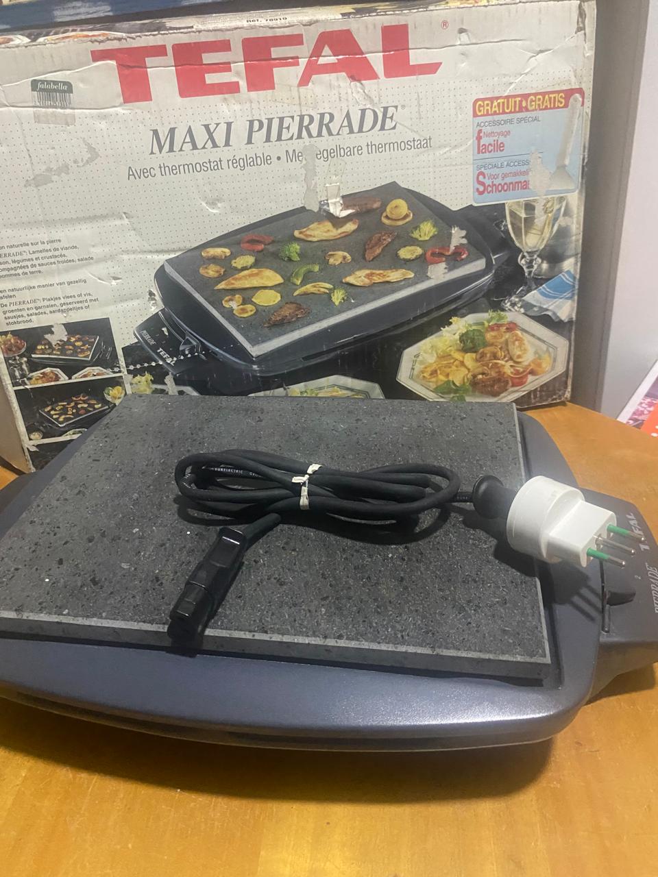 Parrilla de piedra Tefal