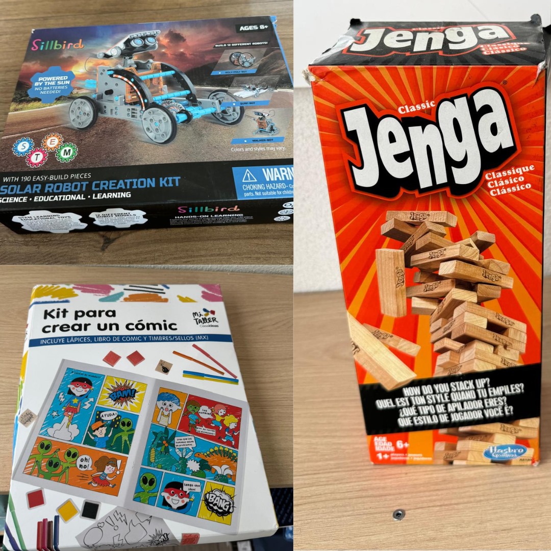 Set de juego de mesa y actividades