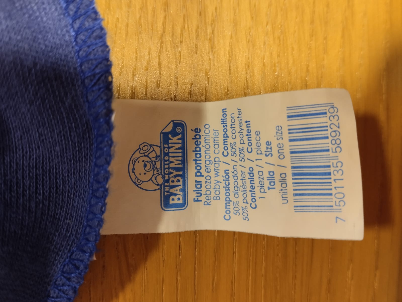 Fular de porteo Baby Mink - Imagen 3