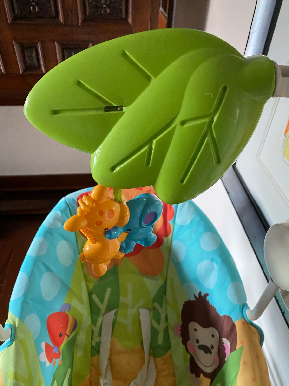 Silla mecedora león Fisher price - Imagen 2