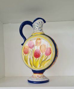 Jarrón de cerámica flores