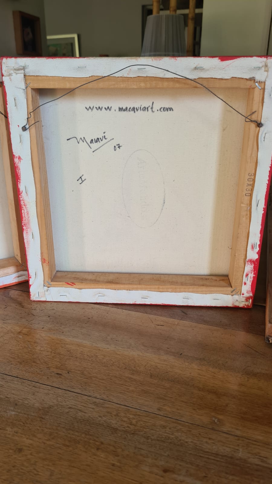 Par canvas tonos rojos - Imagen 4