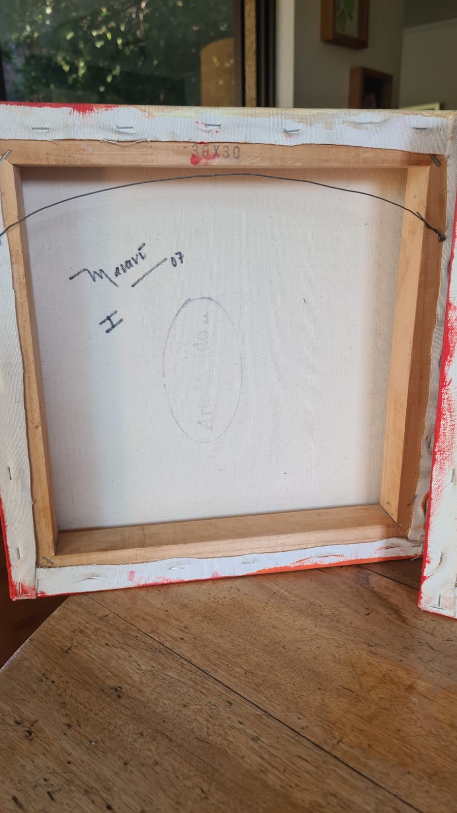 Par canvas tonos rojos - Imagen 2