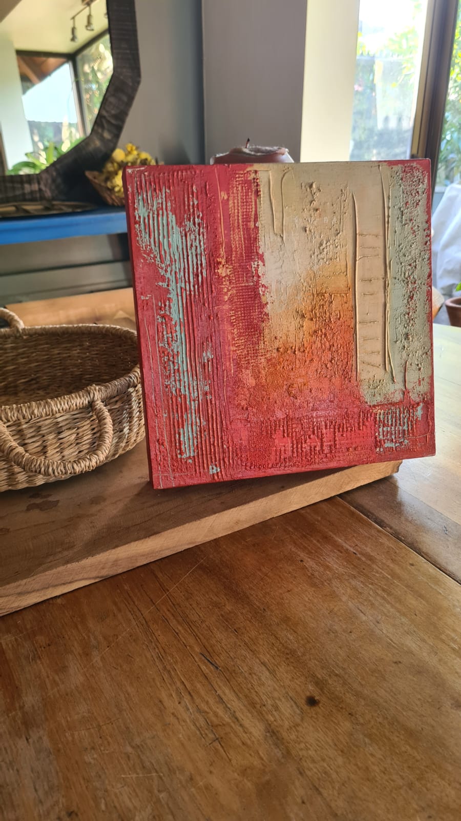 Par canvas tonos rojos - Imagen 6