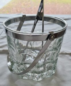 Hielera de vidrio con pinza