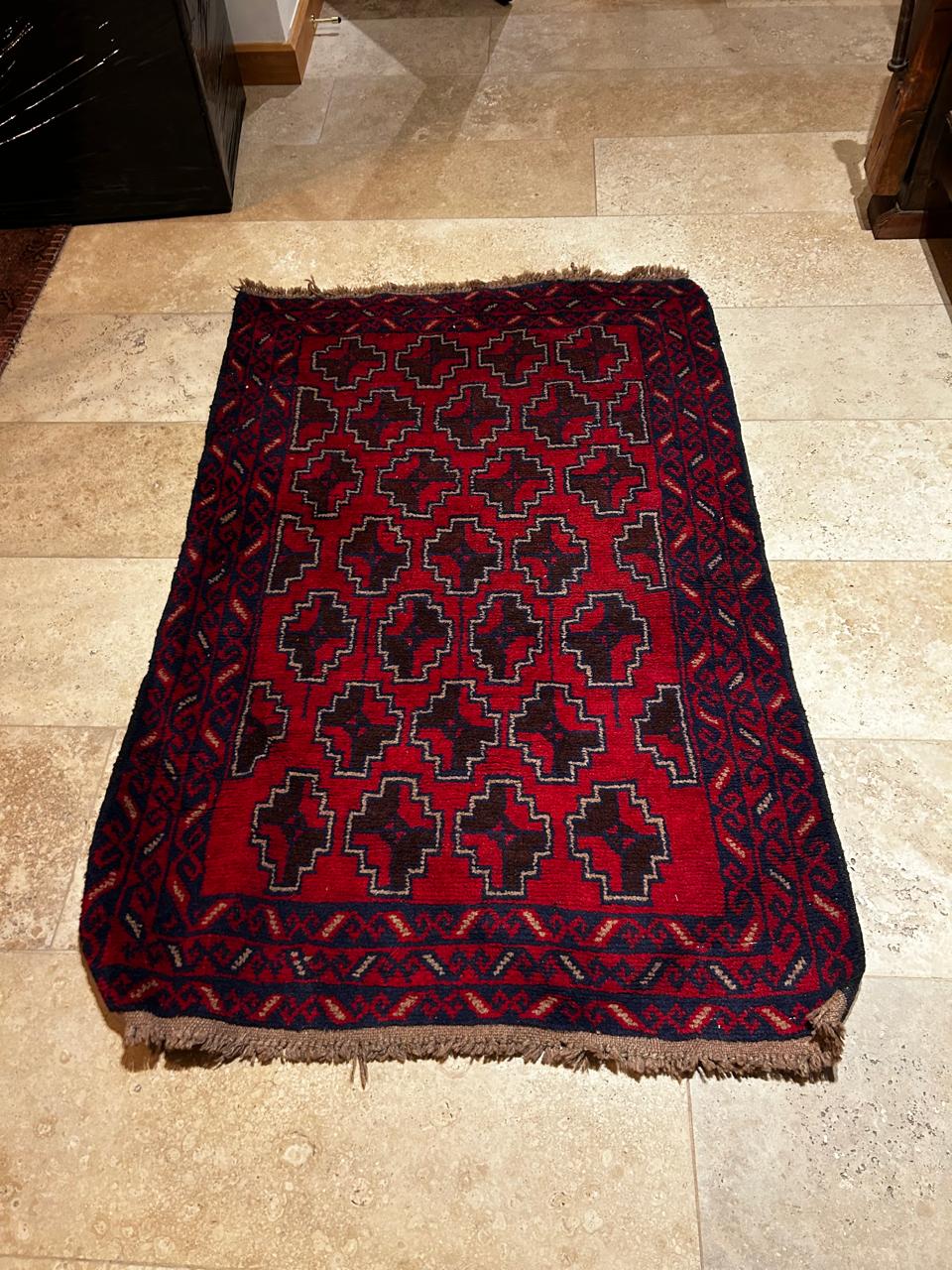 Alfombra Beloutch tonos rojos - Imagen 2