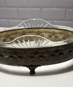 Fuente en base de platería