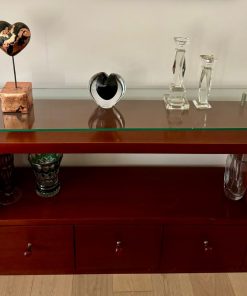 Arrimo cubierta de vidrio