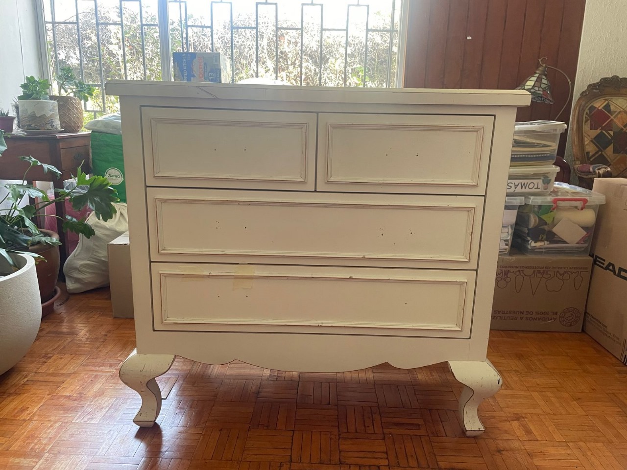 Cómoda mudador extensible