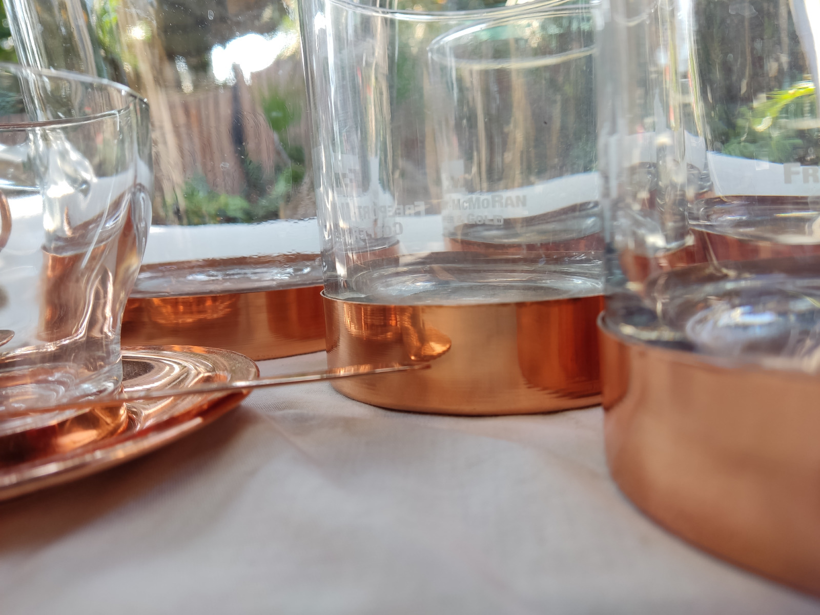 Juego de vidrio y cobre - Imagen 4