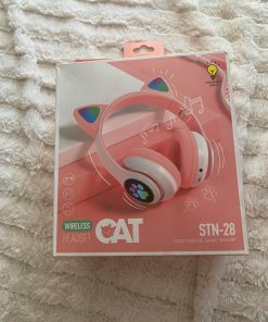 Audífonos inalámbricos rosados