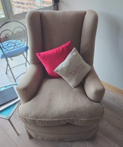 Sillón bergere lino beige