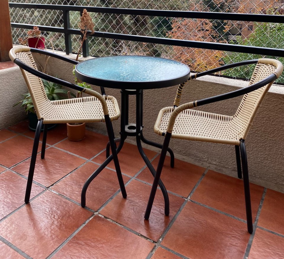 Juego de terraza 2 personas