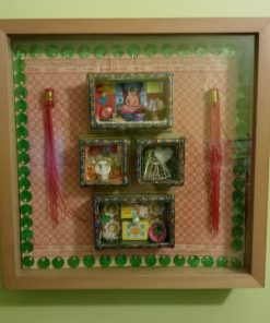 Cuadro técnica Asemblage diferentes objetos