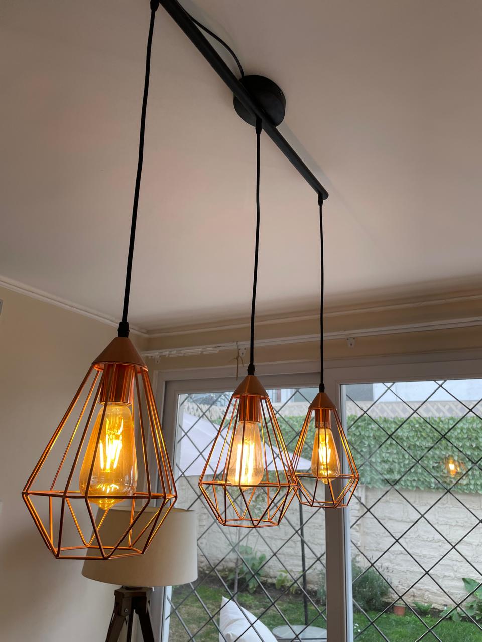 Lámpara colgante de techo Tarbes