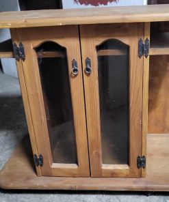 Rack TV 2 puertas madera