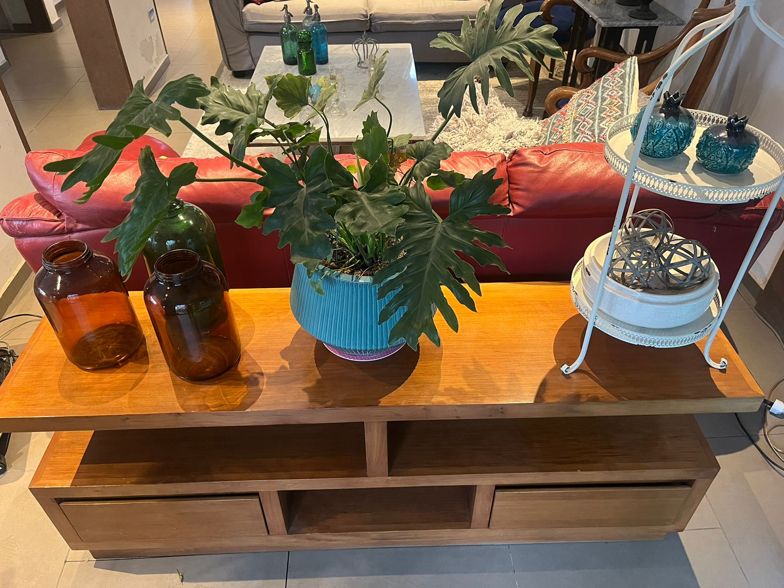 Rack TV de madera enchapado - Imagen 2