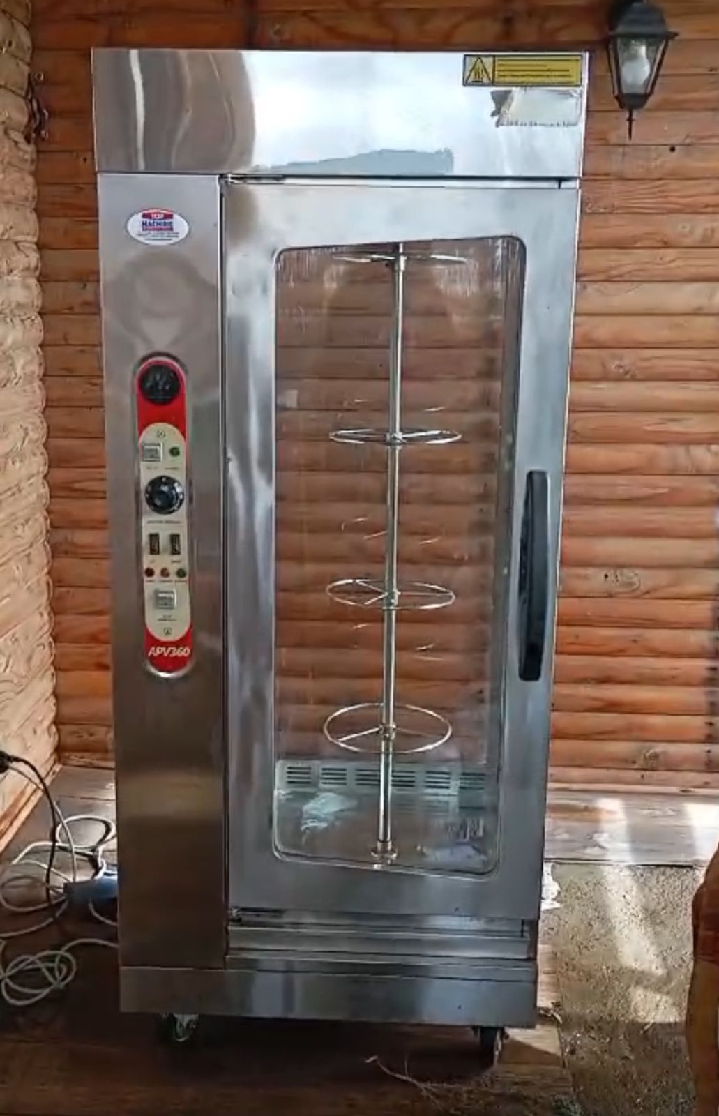 Asador de pollos vertical - Imagen 2