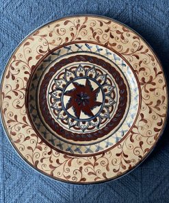 Plato cerámica pintado a mano