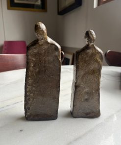 Figuras Pareja cerámica gres
