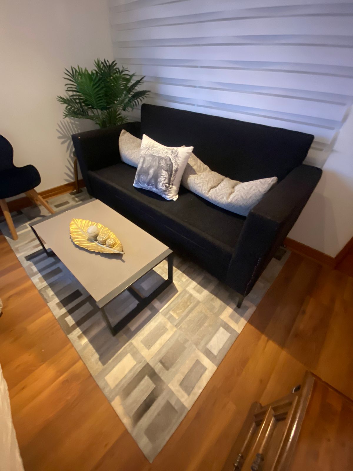 Alfombra cuero patchwork DIB