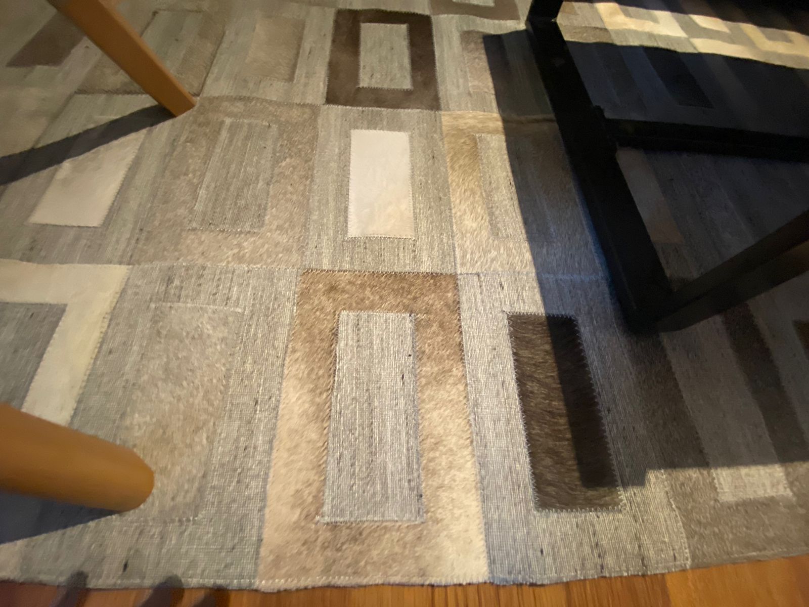 Alfombra cuero patchwork DIB - Imagen 4