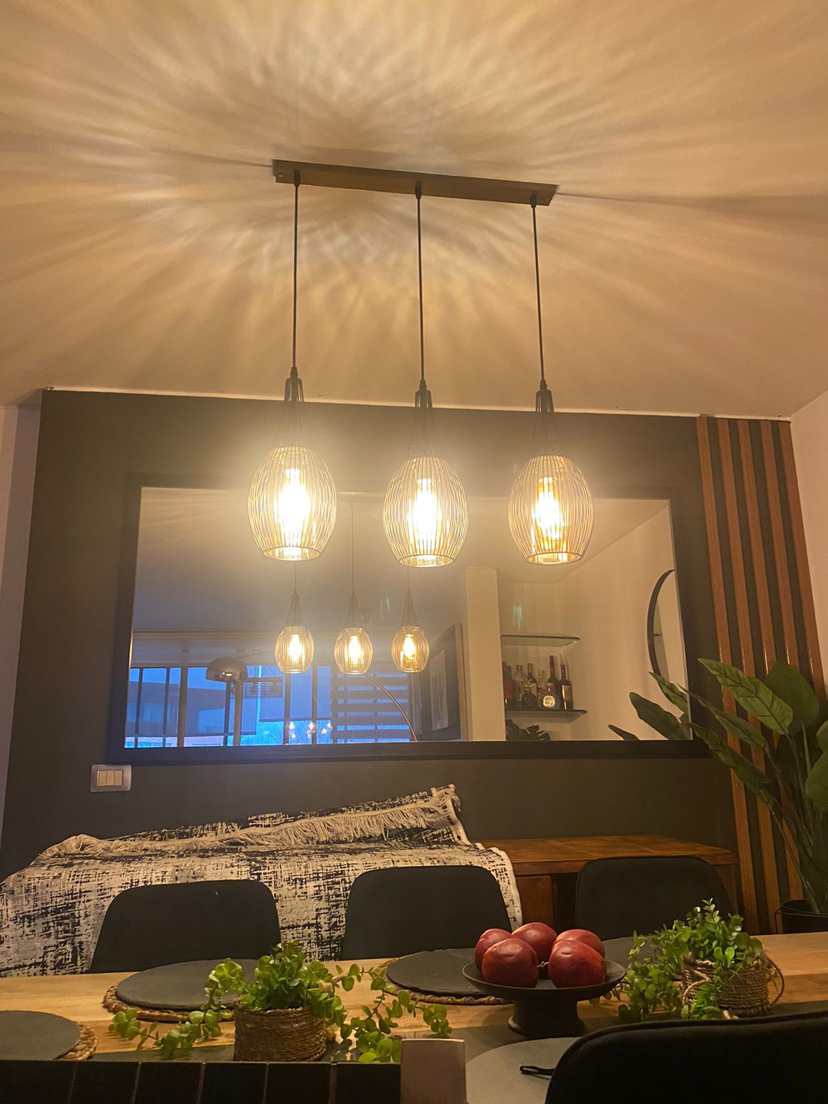 Lámpara colgante 3 luces - Imagen 4