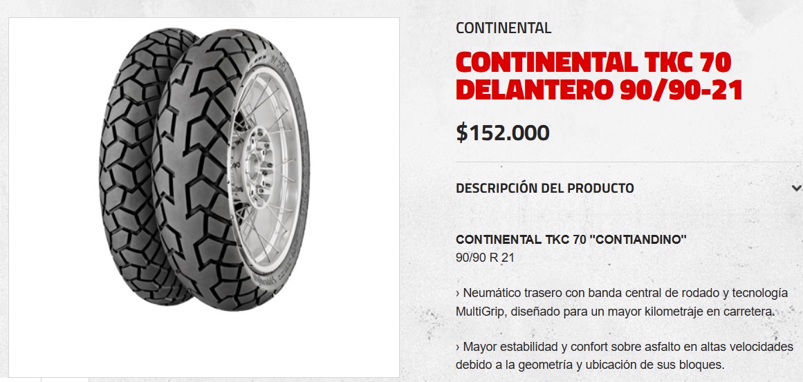 Neumáticos para moto Continental - Imagen 10