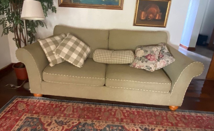 Sofá 3 cuerpos Ashley Furniture verde olivo