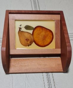 Servilletero artesanal de Pino Oregón