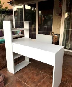 Escritorio melamina con repisa